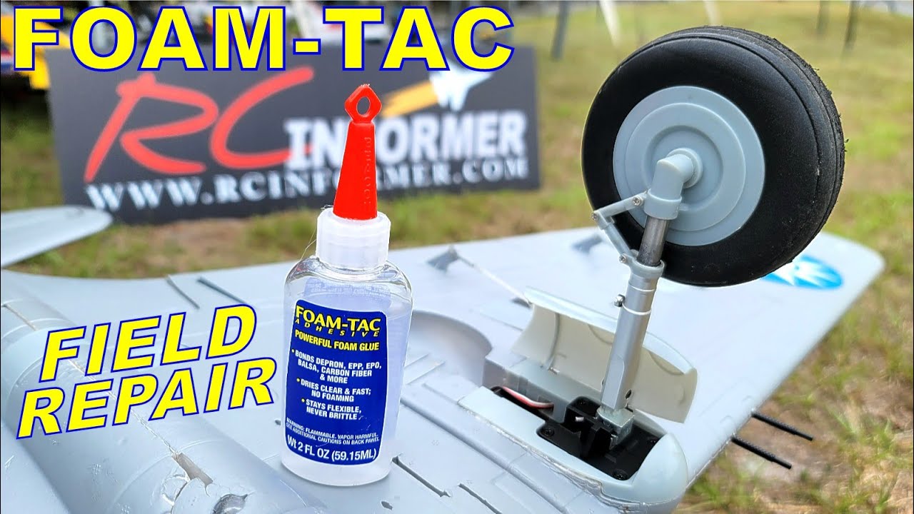 BEACON ADHESIVES Foam-Tac repair at the field with RCINFORMER