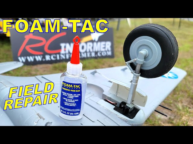 BEACON ADHESIVES Foam-Tac repair at the field with RCINFORMER