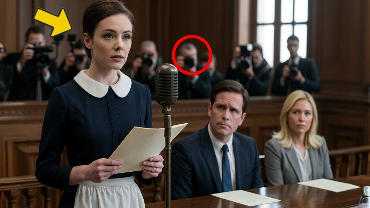 „Lassen Sie mich ihn verteidigen!“ sagte das Dienstmädchen, als die Anwältin den Milliardär verließ
