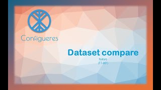 Configueres: compare datasets