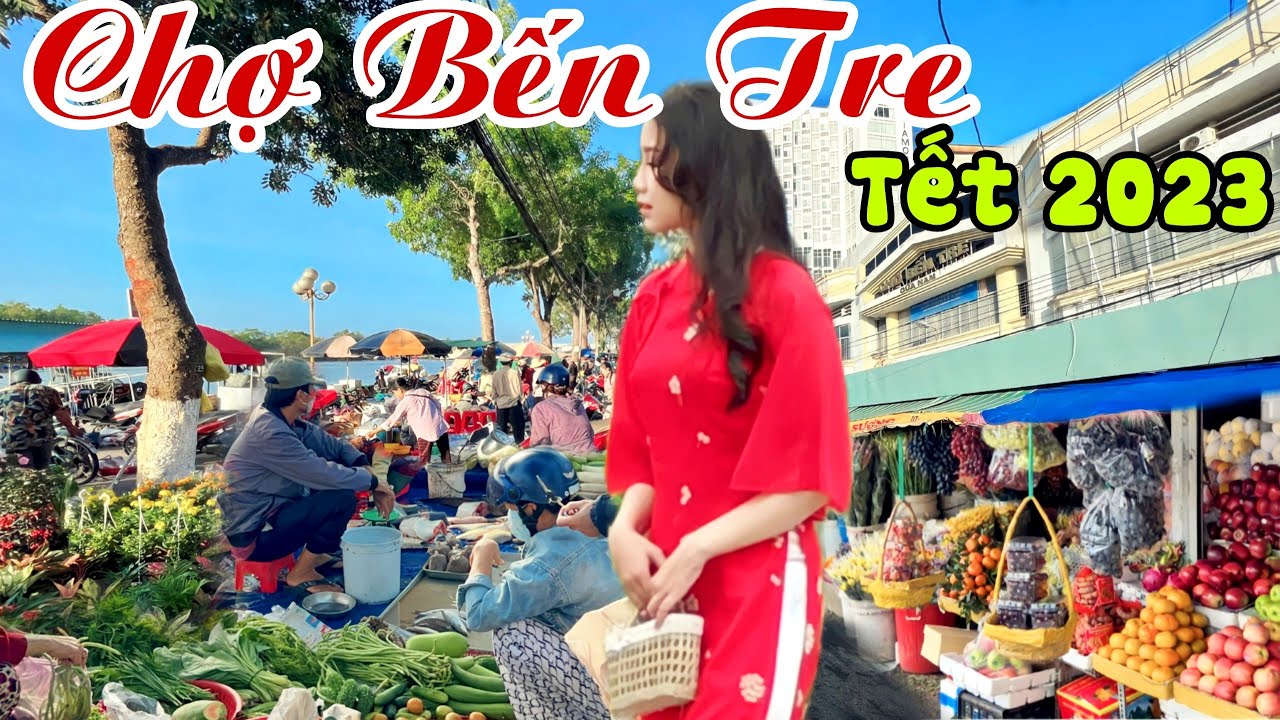 CHỢ BẾN TRE TẾT 2023 - Đông Vui CHỢ CÁ BỜ KÈ, Khu Nhà Lồng VẮNG KHÁCH HƠN MỌI NĂM | KPVL