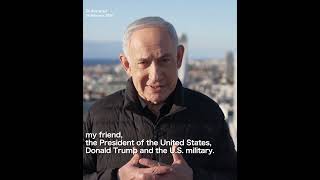 Netanyahu thanks Trump, says combination with US military allows Israel to strike Iran 'decisively'