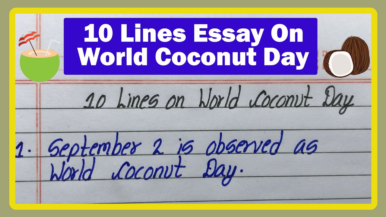 10 Lines On World Coconut Day | World Coconut Day | Essay On World Coconut Day In English