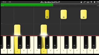 SPOTEMGOTTEM x  NLE Choppa x Dababy Beat box piano tutorial screenshot 4