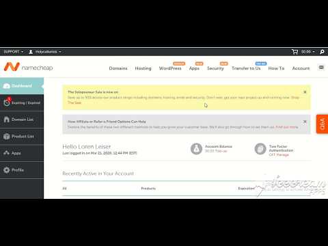 How to find out cpanel file manager from name cheap dashboard