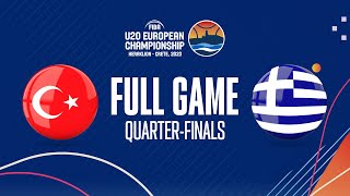 QUARTER-FINALS: Turkey v Greece | Full Basketball Game
