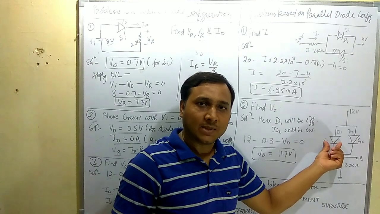 Numerical problems based on diode - YouTube