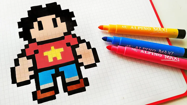 Handmade Pixel Art - How To Draw Steven Universe #pixelart