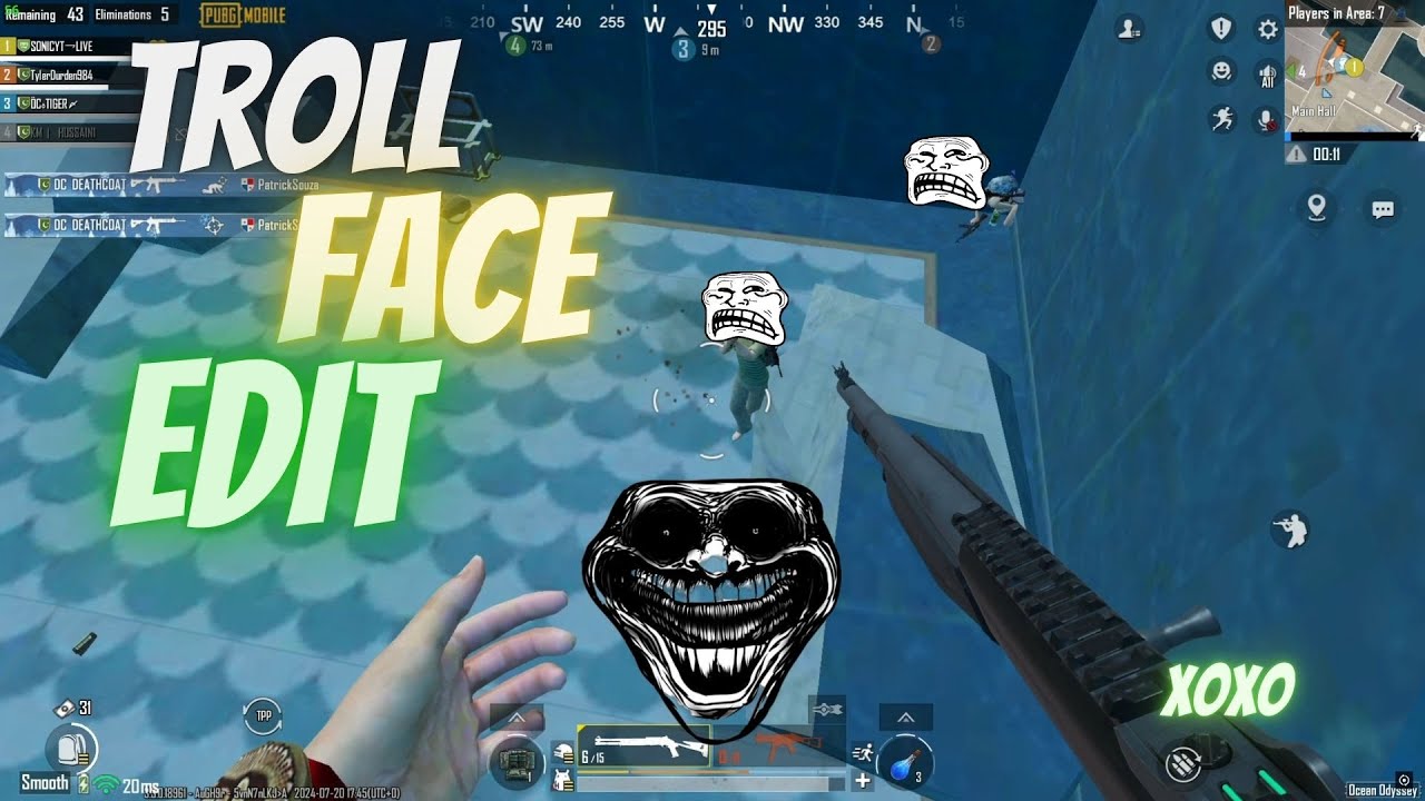 king of pubg mobile☠️troll face edit #bgmi #trollface #pubg