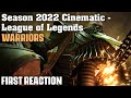 First Reaction to &quot;Warriors&quot;Season 2020 Cinematic - League of Legends ft. 2WEI and Edda Hayes