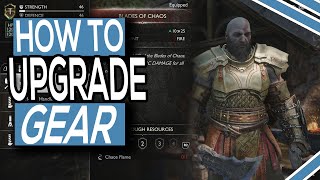 How To Upgrade Weapons & Armor In God Of War Ragnarok