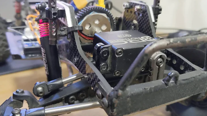 GSPEED Chassis G-LD Laydown CMS servo mount on Capra axles