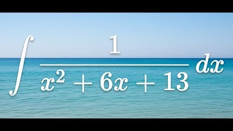integration using arctangent formula