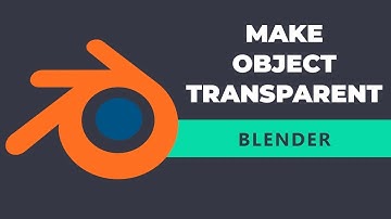 How to make objects transparent in Blender | Blender 4.1 Tutorial