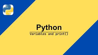 Python: print() and variables