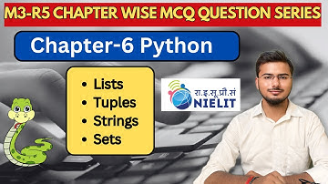 M3 R5 Chapter-6 O Level Chapterwise Important MCQ Question | O level Python exam Prepration