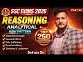 SSC Exams 2026 | Analytical Reasoning Statement Based | Top 250 Questions | Part-2 | Balram Sir #ssc