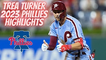 TREA TURNER 2023 PHILLIES HIGHLIGHTS #TREATURNER, #PHILLIES, #MLB