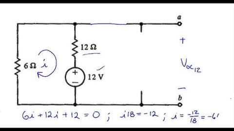 dc: Thevenin Equivalent Example #1