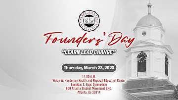 Celebration of Founders Day Convocation