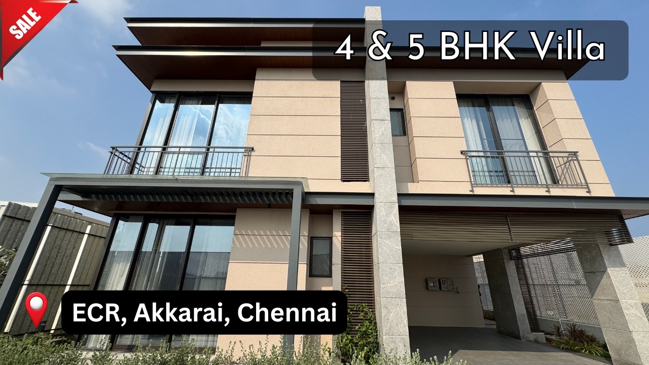 Nutech Gardens of Gaia | at ECR, Akkarai | 4 & 5 BHK Villas | Luxury villa for Sale | +91 7550098989