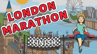 london marathon start finish kids learning