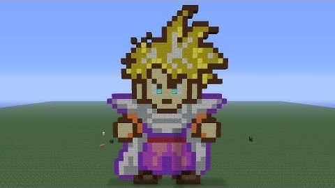 Minecraft Pixel Art: Kid Gohan Tutorial