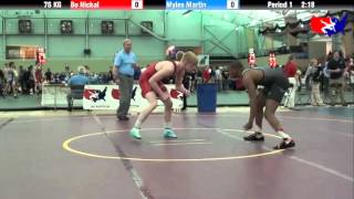 Bo Nickal vs. Myles Martin at 2013 FILA Cadet Nationals - FS Wealth