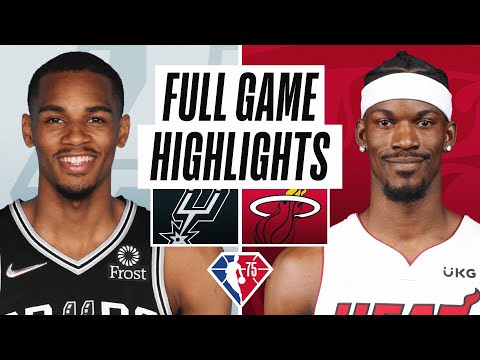 SPURS At HEAT FULL GAME HIGHLIGHTS February 26 2022 