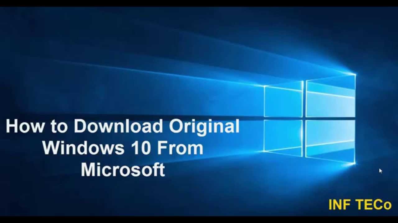 Download Original Windwos 10 - YouTube