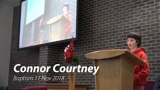 Connor Courtney Baptism