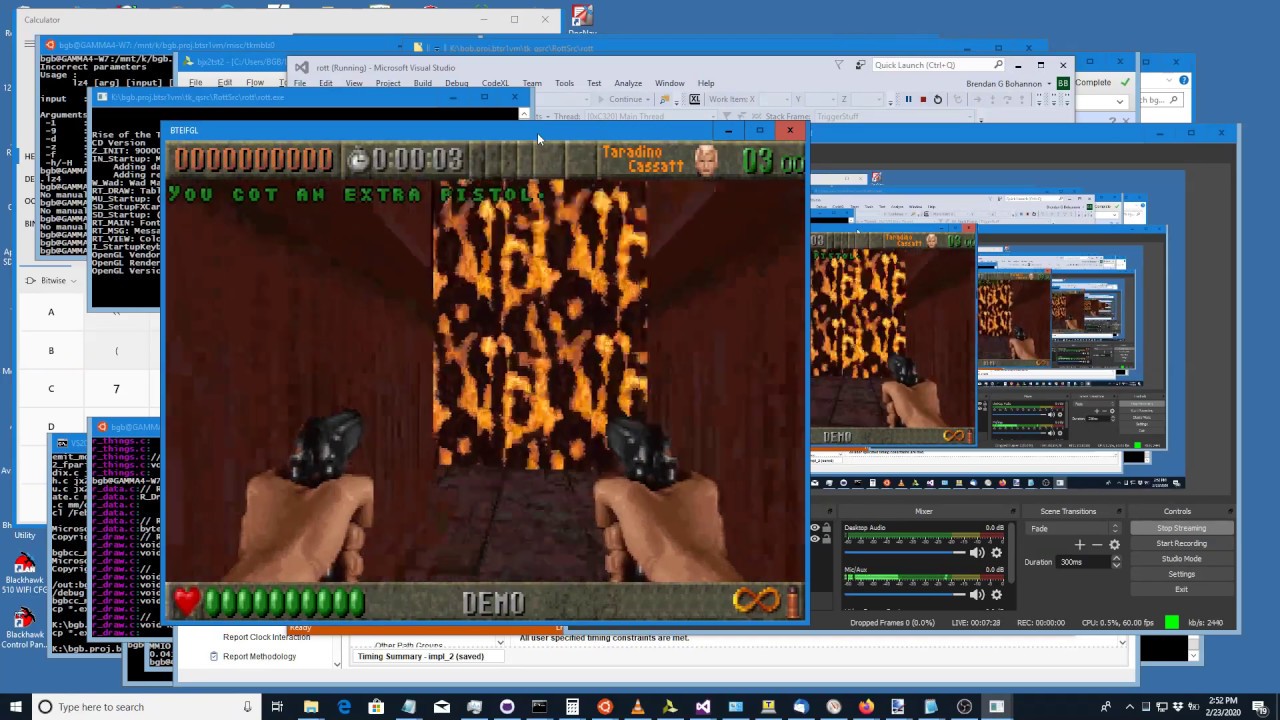 Port Game Rott BJX2 Status Update Stream 6 (working on a ROTT port) - YouTube