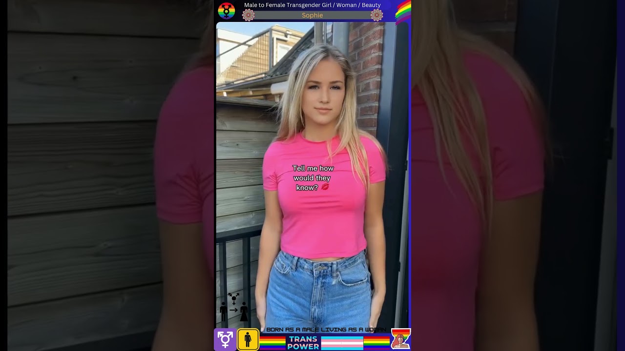 Male to Female Transgender Woman -Sophie 