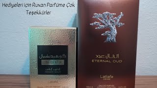 Ruxan Parfümün Hediyeleri - Lattafa Eternal Oud & Confidential Private Gold