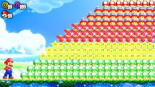 Can Mario collect 999 Power-Ups in Super Mario Bros. Wonder?