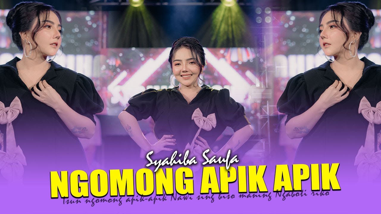 SYAHIBA SAUFA - NGOMONG APIK APIK (Official Live Music Video)