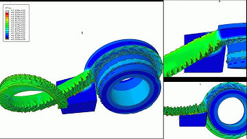 Abaqus CAE 3D Turning Simulation Thermal Analysis