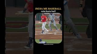 India me bhi baseball hota Hai.? #satyamfitnessfactory #baseball