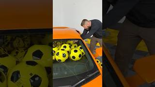 How Many Footballs Fit Inside a Lamborghini? ⚽️