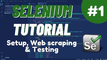 Python Selenium Tutorial #1  - Setup, Web scraping & Testing