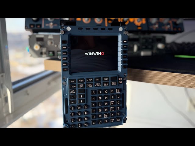 WINWING Airbus MCDU Unboxing/Review Fenix (Real airline pilot