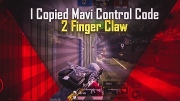 Mavi Controls | Best 2 Finger Claw Gyroscope Control Code + Sensitivity Code