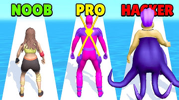 🤢 NOOB vs 😎 PRO vs 😈 HACKER - Villain Hero Run  | Download App Store APK