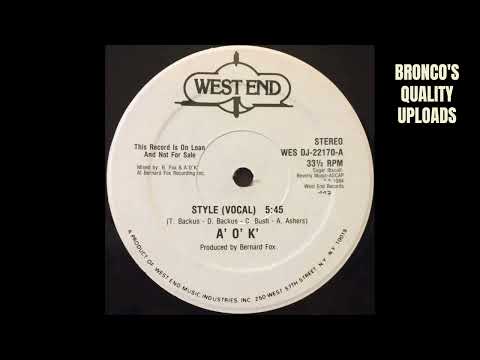 A' O' K' — A'O'K' * STYLE (West End)