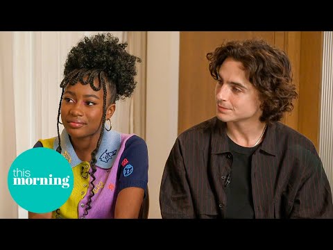 The stars of wonka: timothee chalamet & calah lane reveal secrets from the set | this morning