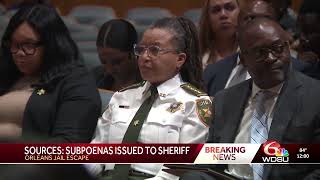 Orleans Parish Sheriff Susan Hutson and staff issued subpoenas over jailbreak Wealth