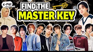 FIND THE MASTER KEY 🕵️‍♂️🗝️ EP.1 - MALE VERSION [KPOP INTERACTIVE GAME]|KPOP GAMES 🎮 KPOP QUIZ 💙|