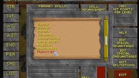 Lets Play TES:Daggerfall - Intro & Character Creation