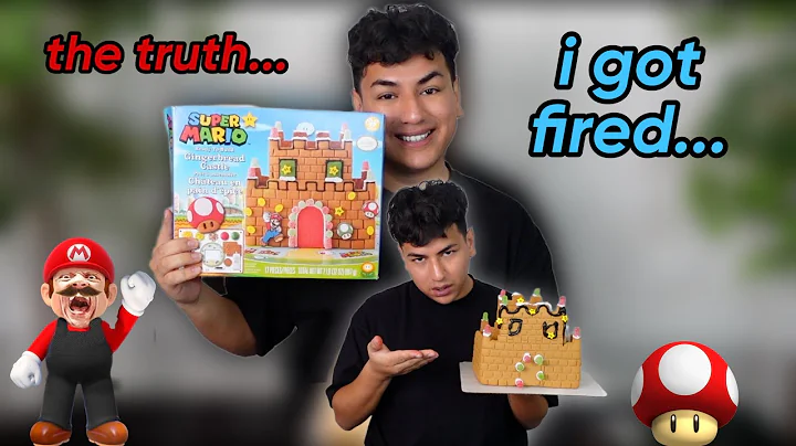 I Got Fired! | Building A Mario  Gingerbread Castle