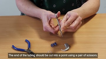Audiology - hearing aid tube replacement